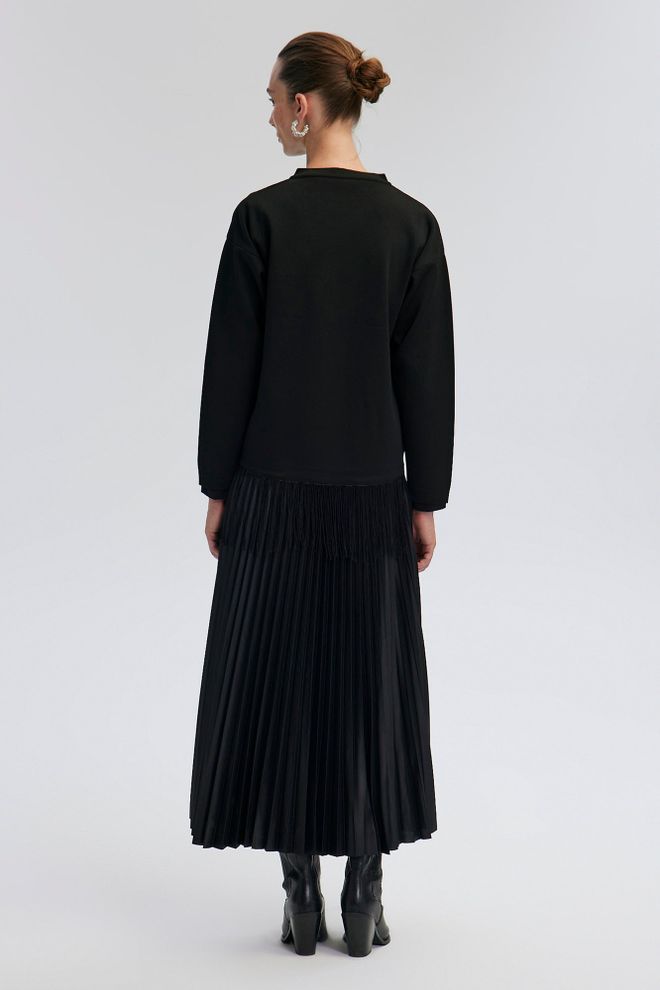 Touche Prive Cardigan Nero Con Colletto Con Bottoni Elegante E Formale Abbigliamento all'ingrosso Casuale