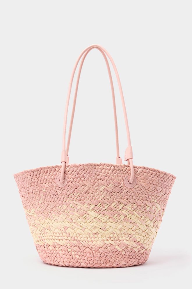 Touche Prive Bolsa De Palha Com Alça De Couro Roupas por atacado 0