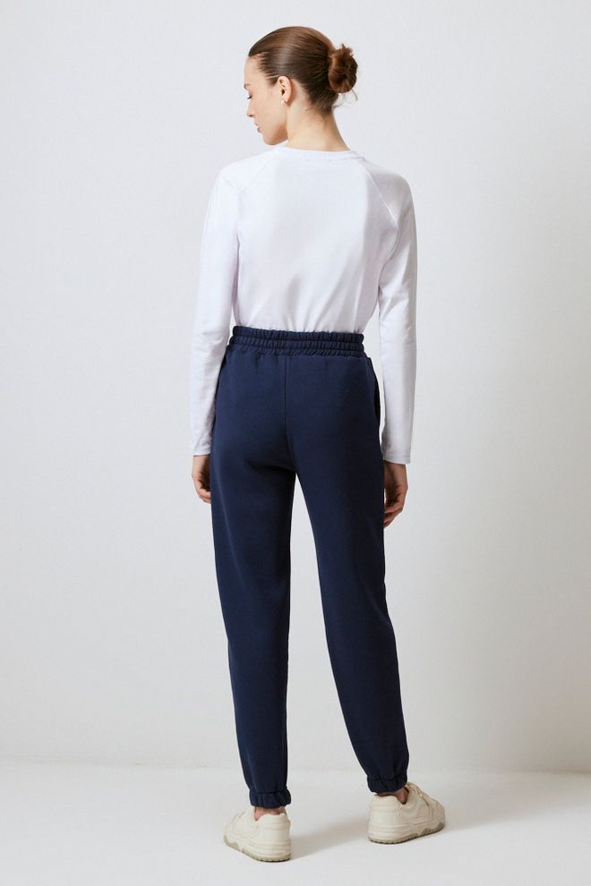 Touche Prive Τζόγκερ Μπλε Μαρέν Ψηλόμεσο Με Σωλήνα Χονδρικό εμπόριο ενδυμάτων Άνοιξη