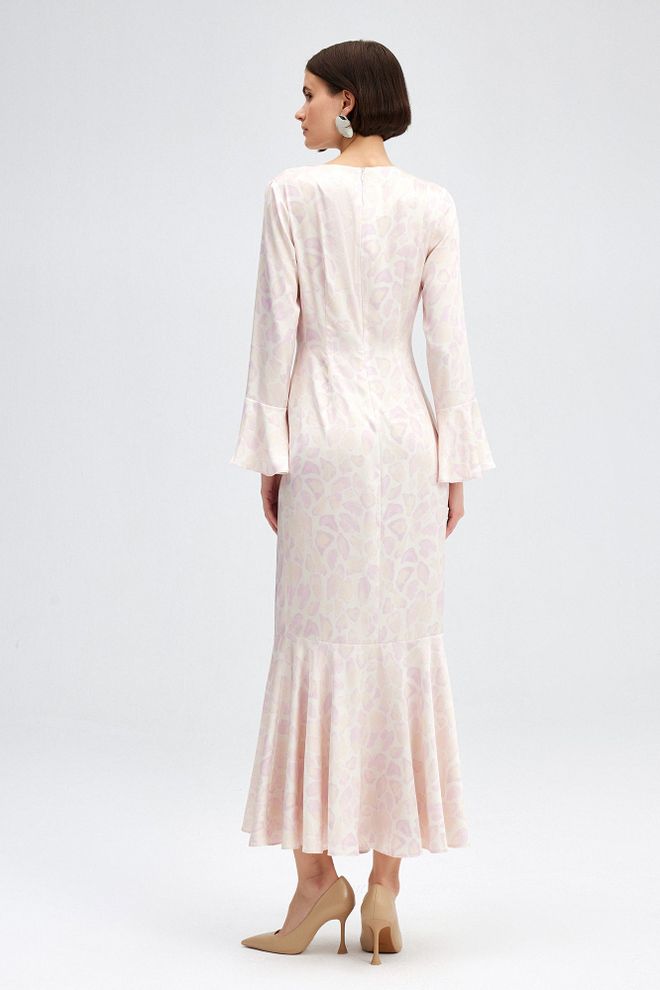 Touche Prive Elegant Pink Fit And Flare Dress Wholesale Clothing Formal