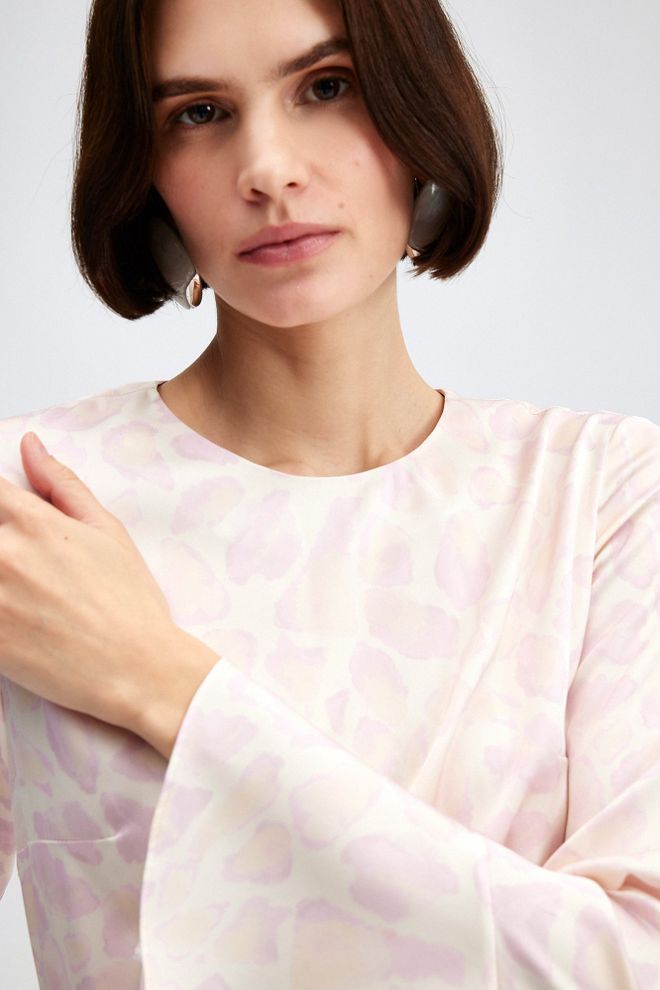 Touche Prive Elegant Pink Fit And Flare Dress Wholesale Clothing Cocktail