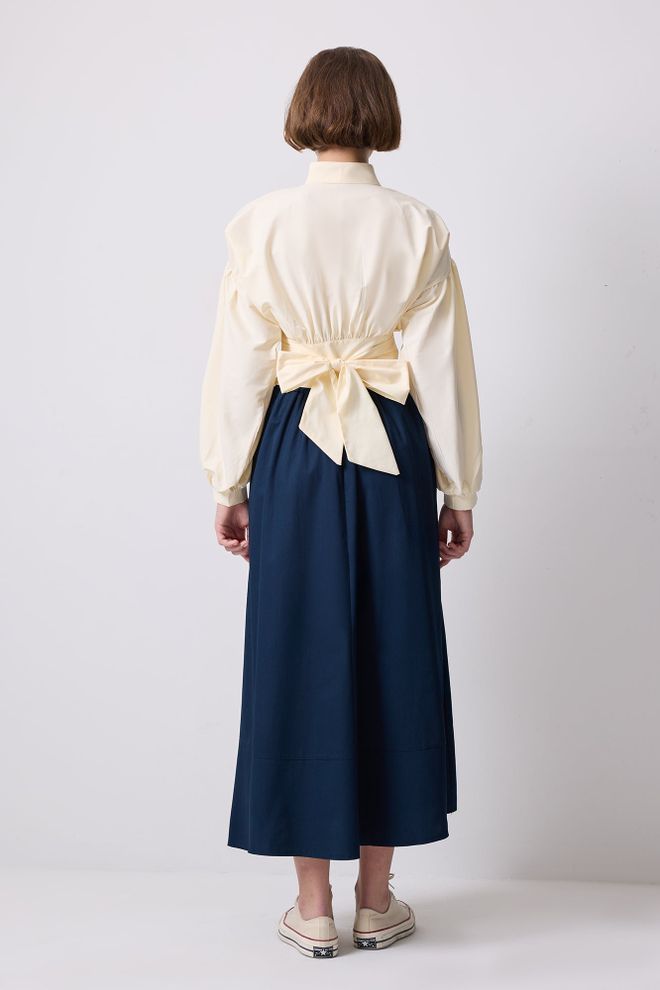 Touche Prive Beige Modest Elegant Vintage Set Wholesale Clothing Lounge