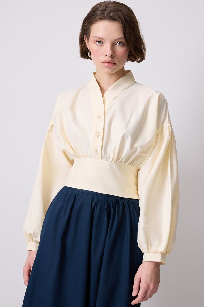 Touche Prive Beige Modest Elegant Vintage Set Wholesale Clothing 5