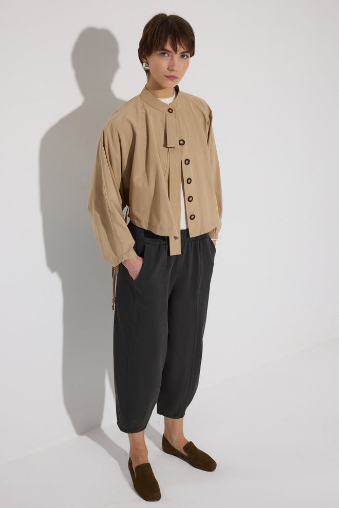 Touche Prive Siyah Gündelik Zarif Pantolon Toptan Giyim Ev Hali