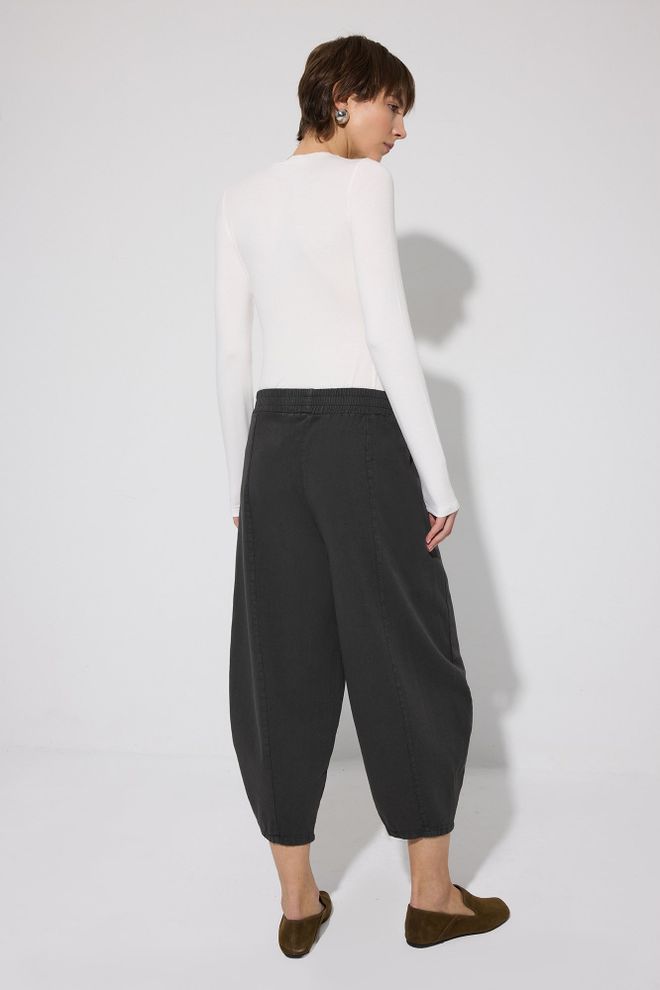 Touche Prive Siyah Gündelik Zarif Pantolon Toptan Giyim Zarif