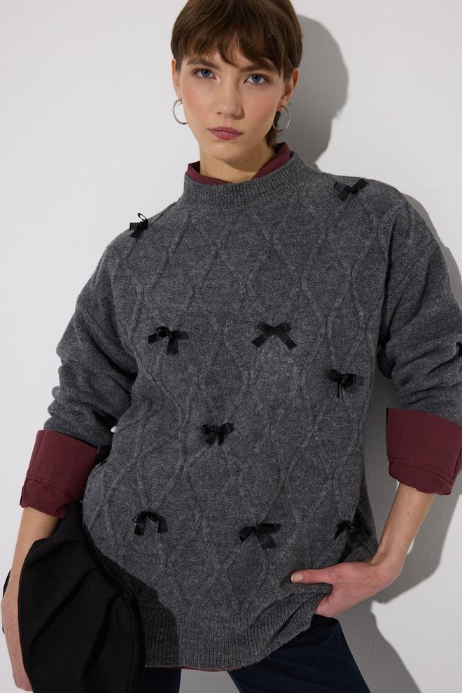 Touche Prive سترة رمادي غير رسمي أنيق عتيق ملابس بالجملة غير رسمي