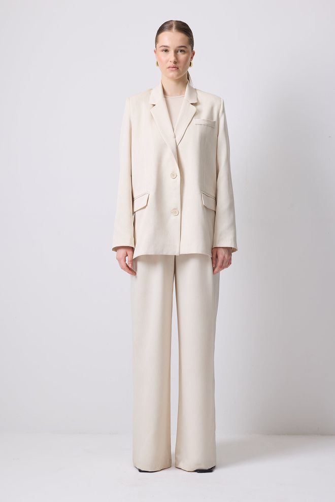 Touche Prive Bež Elegantno Formalno Obleka Oblačila na debelo Formalno