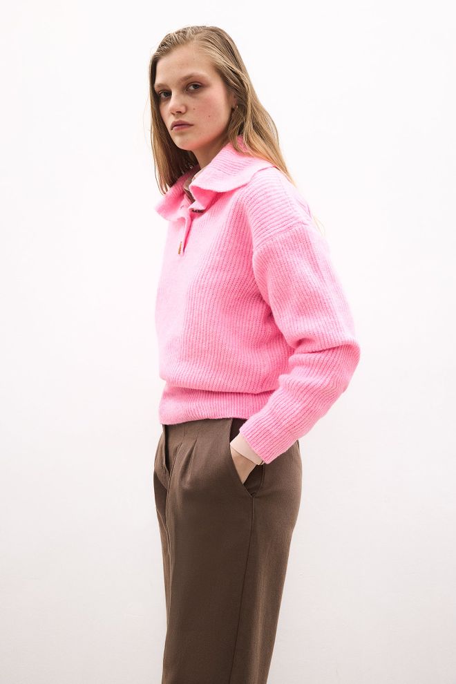 Touche Prive Pletený Sveter S Otočným Golierom Veľkoobchod s oblečením 0