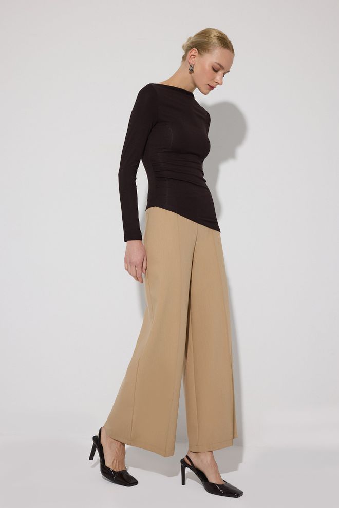 Touche Prive Rebrované Nohavice Palazzo Veľkoobchod s oblečením 0