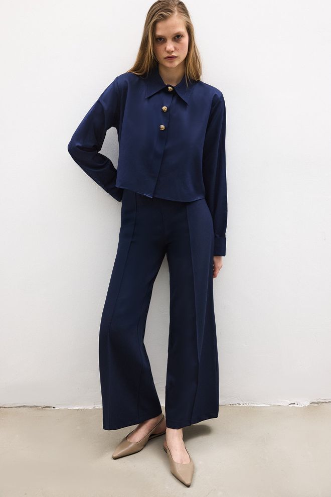 Touche Prive Zlatá Krátka Košeľa Na Gombíky Veľkoobchod s oblečením 0