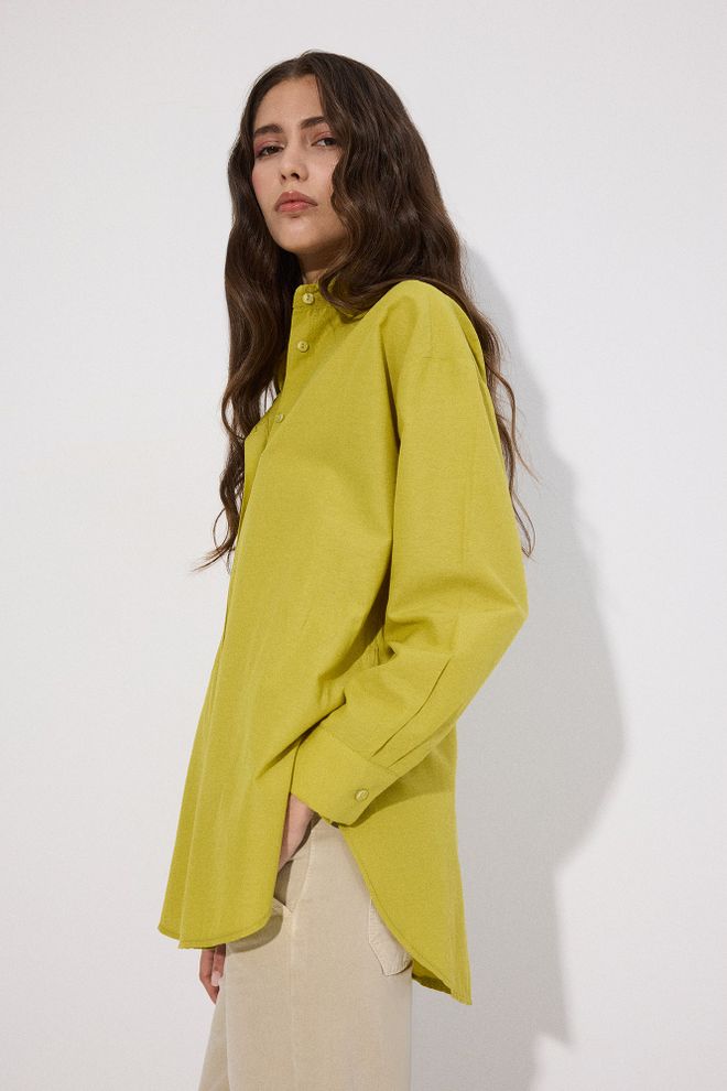 Touche Prive Yellow Casual Formal Elegant Shirt Wholesale Clothing 1