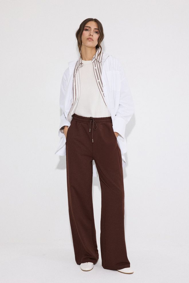 Touche Prive Pantalón Marrón Casual Ropa De Calle Jogger Ropa al por mayor Casual