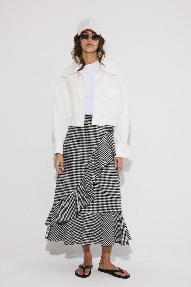 Touche Prive Пътикаре Плисирана Пола Дрехи на едро 0