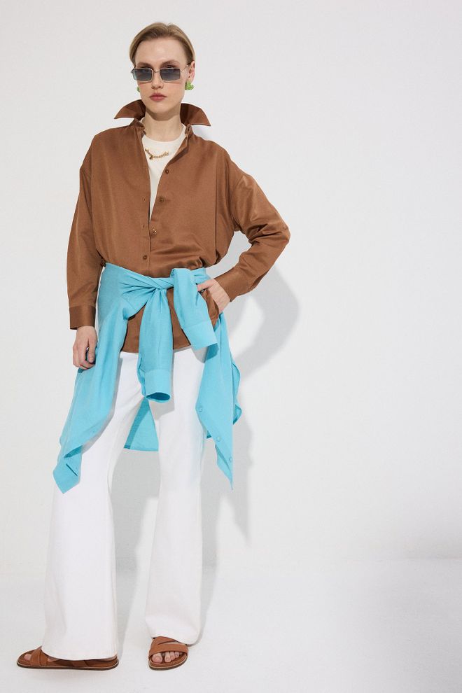 Touche Prive Chemise Oversize Vêtements en gros 0