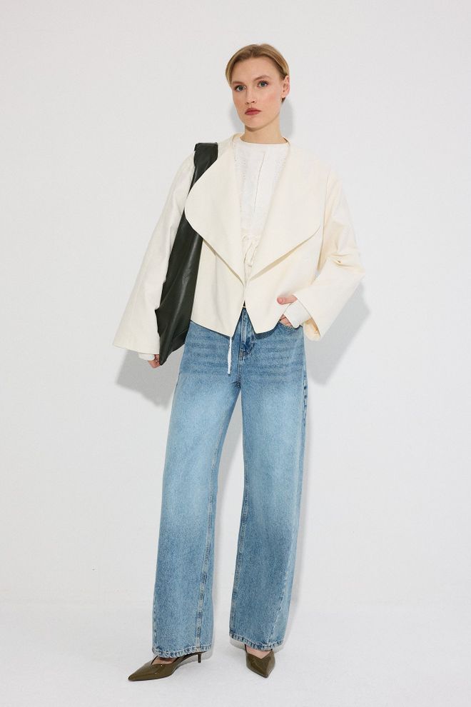 Touche Prive Veste Courte À Double Boutonnage Vêtements en gros 0