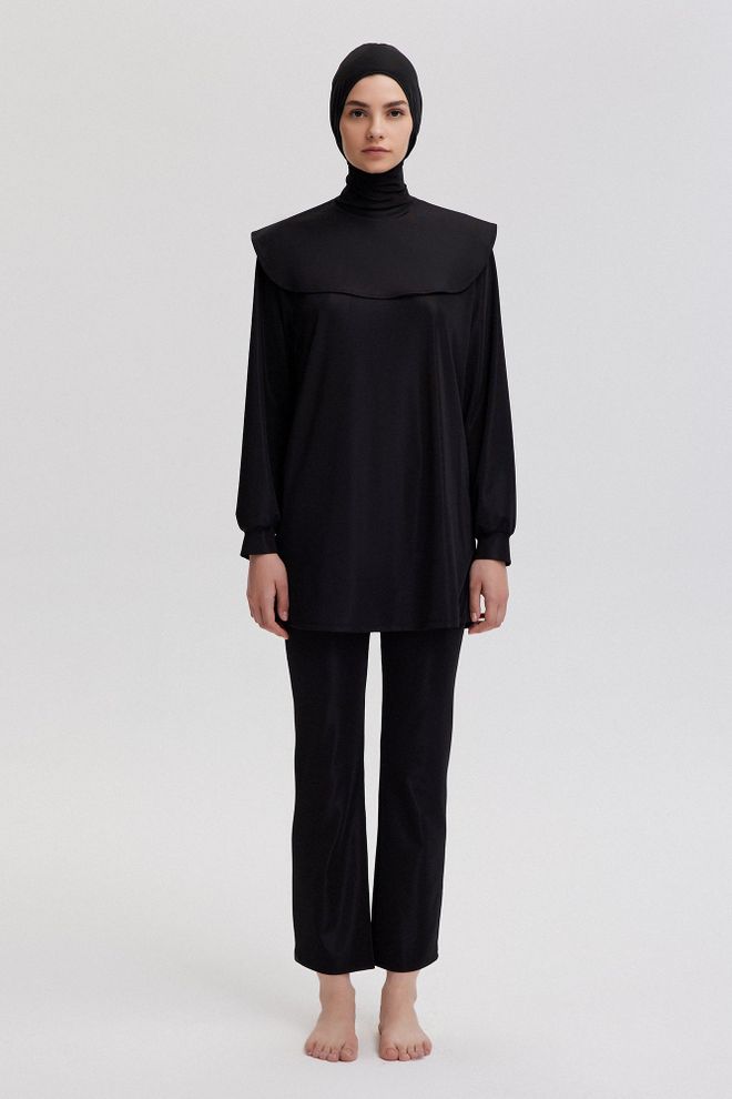 Touche Prive Elegant Black Swimwear For Beach And Party Wholesale Clothing Spring