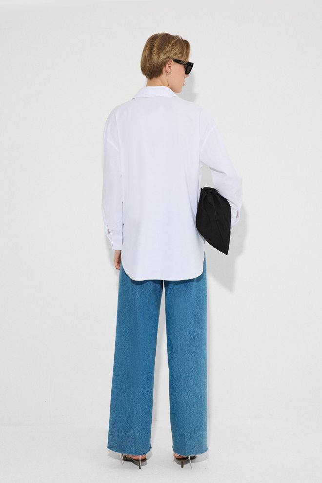 Touche Prive White Elegant Casual Formal Shirt Wholesale Clothing 1