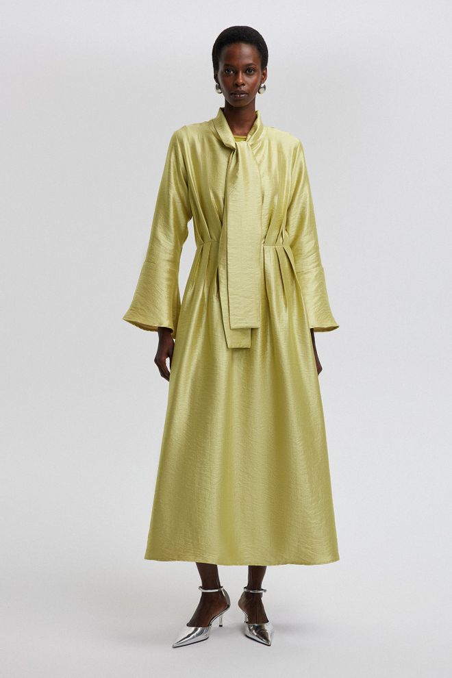 Touche Prive Vestito Cachi Modesto Elegante A Line Abbigliamento all'ingrosso Modesto