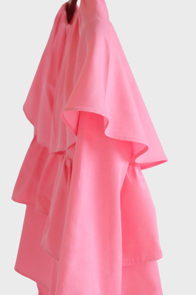 Touche Prive Pink Casual Cute Elegant Preppy Shirt Wholesale Clothing Lounge