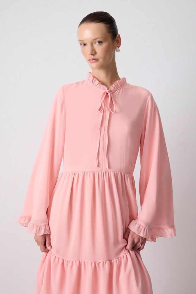 Touche Prive Elegant Pink Fit And Flare Dress Wholesale Clothing Lounge