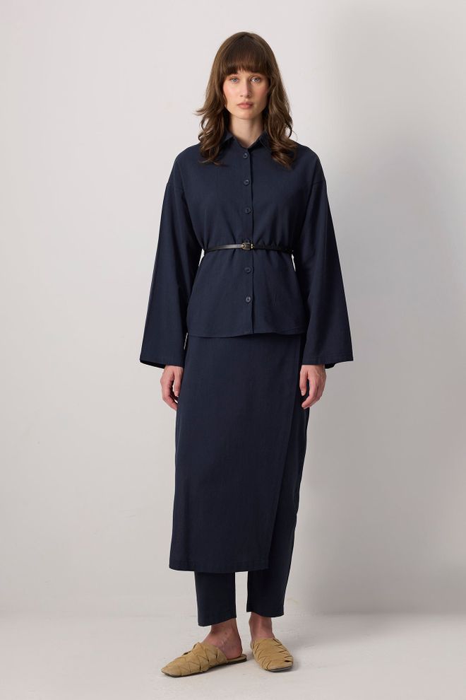 Touche Prive Navy Blue Set For Modest Elegant Occasions Wholesale Clothing Modest