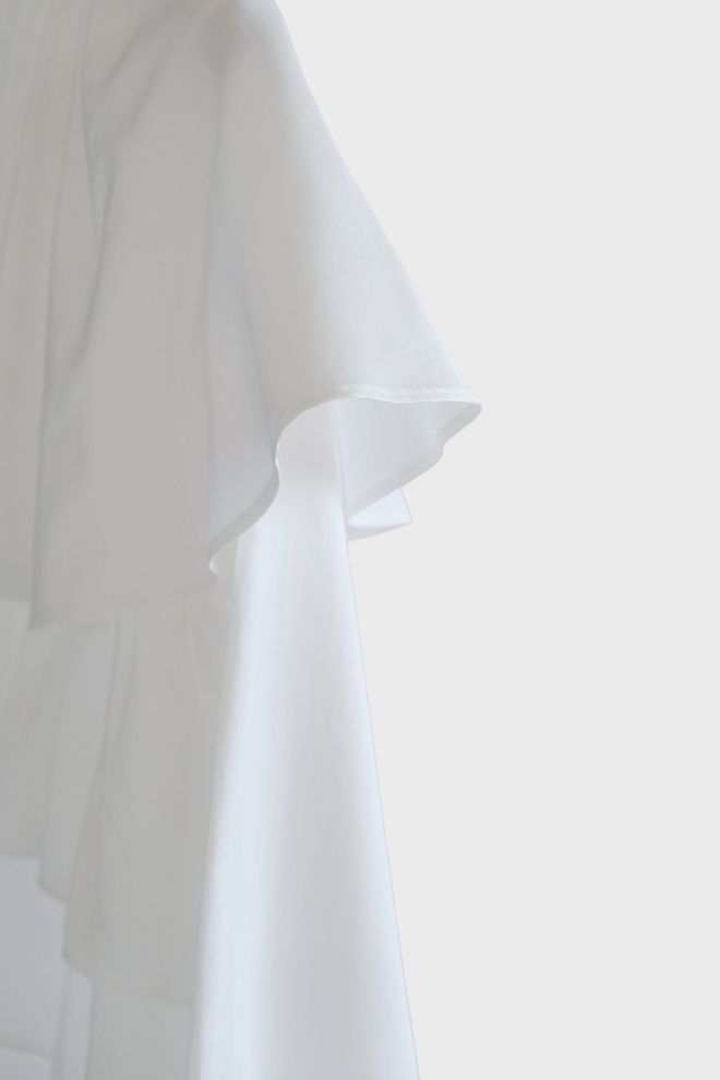 Touche Prive White Elegant Formal Vintage Shirt Wholesale Clothing Work