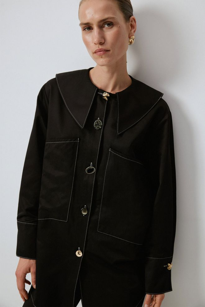 Touche Prive Black Formal Buttoned Long Sleeve Shirt Wholesale Clothing Lounge