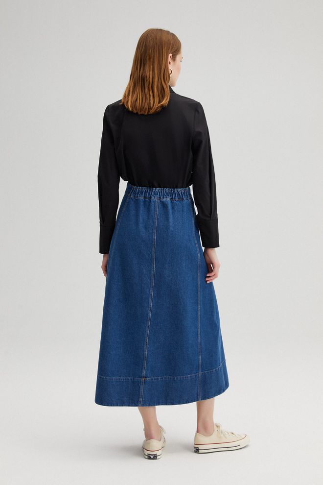 Touche Prive Black Blouse With Polo Neck And Long Straight Sleeves Wholesale Clothing 5