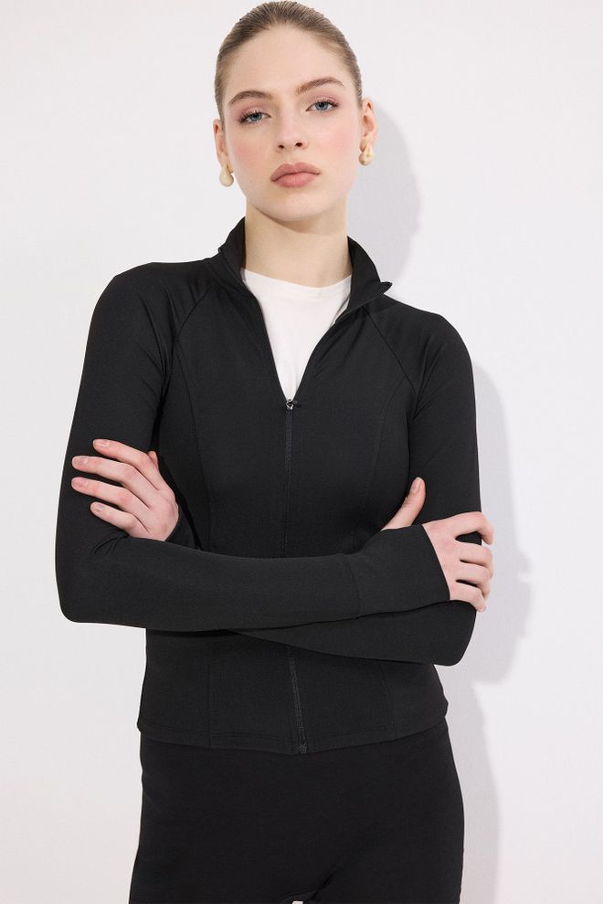 Touche Prive Juoda Vėjo Striukė Švarkas Didmeninė prekyba drabužiais Kokteilinė