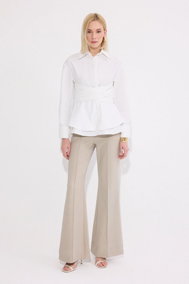 Touche Prive Balti Formalūs Elegantiški Neformalūs Preppy Marškiniai Didmeninė prekyba drabužiais Kokteilinė