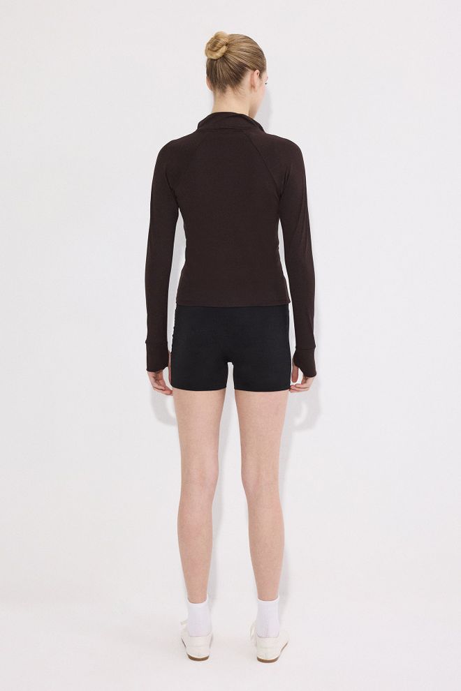 Touche Prive Brown Windbreaker Jacket Wholesale Clothing Spring