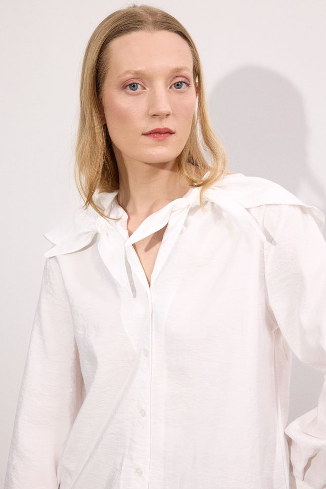 Touche Prive Белая Повседневный Формальный Элегантный Рубашка Оптовая продажа одежды Формальный