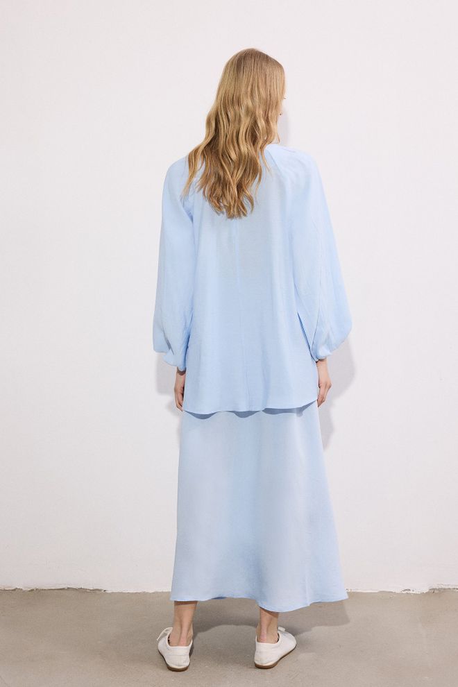 Touche Prive Синий Скромный Повседневный Элегантный Туника Оптовая продажа одежды Скромный