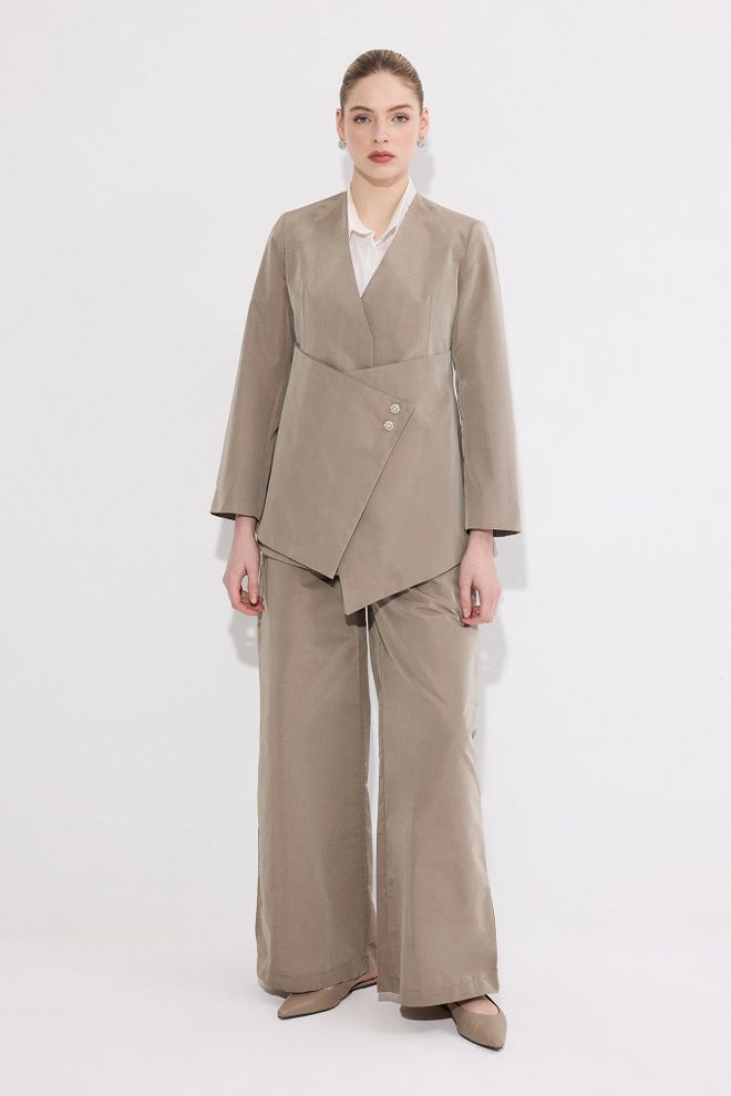 Touche Prive Формальный Элегантный Бежевый Поставил Оптовая продажа одежды Формальный