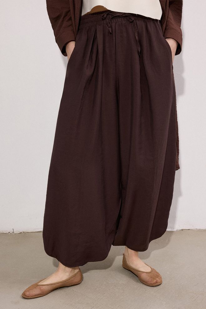 Touche Prive Brown Boho Casual Elegant Pants Wholesale Clothing Lounge