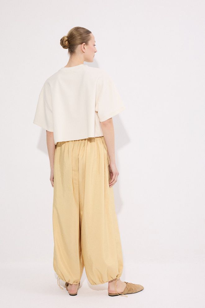 Touche Prive Yellow Harem/Genie Pants With Balloon Leg Wholesale Clothing Lounge