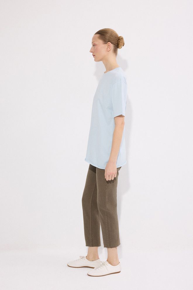 Touche Prive Blue Casual Elegant Preppy Shirt Wholesale Clothing 1