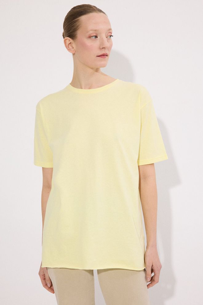 Touche Prive Yellow Casual Streetwear Shirt Wholesale Clothing Casual