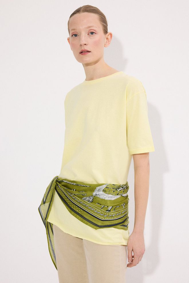 Touche Prive Yellow Casual Streetwear Shirt Wholesale Clothing Lounge