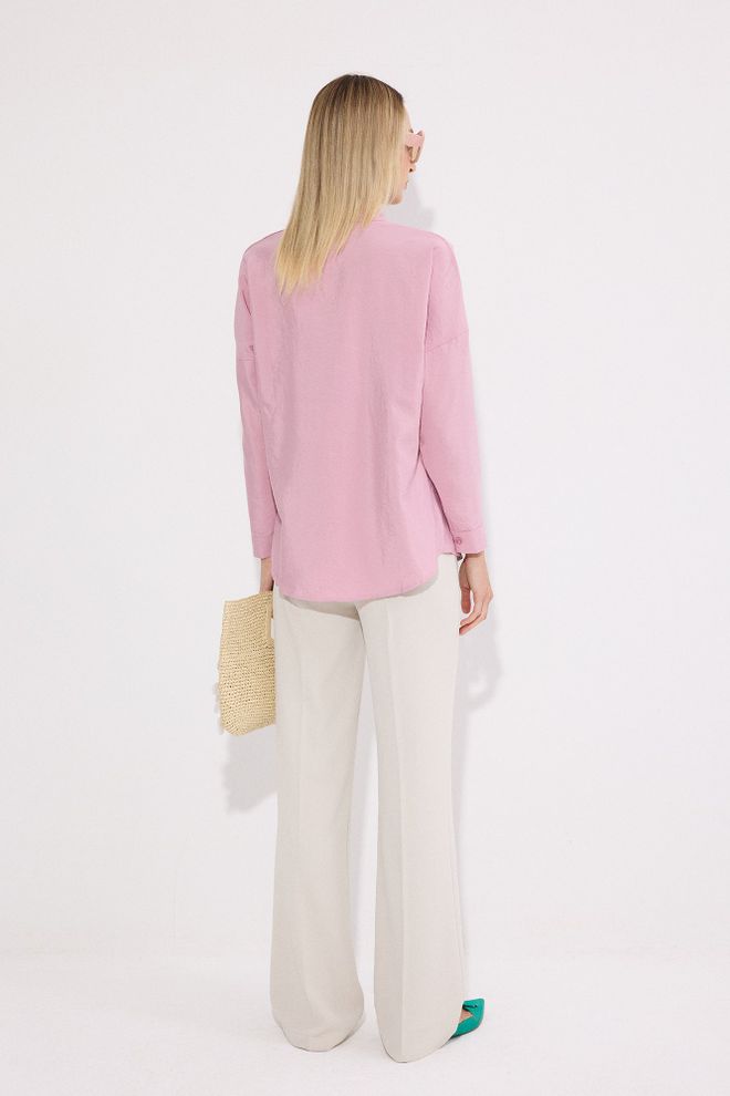 Touche Prive Pink Casual Elegant Shirt Wholesale Clothing 5