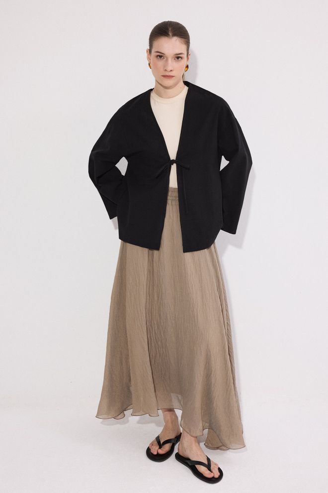 Touche Prive Black Kimono With Ethnic & Elegant Style Wholesale Clothing Casual