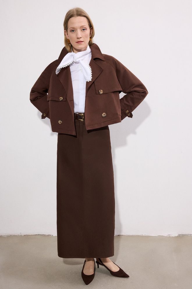 Touche Prive Chemise Blanche Formelle Élégante Modeste Vêtements en gros Modeste