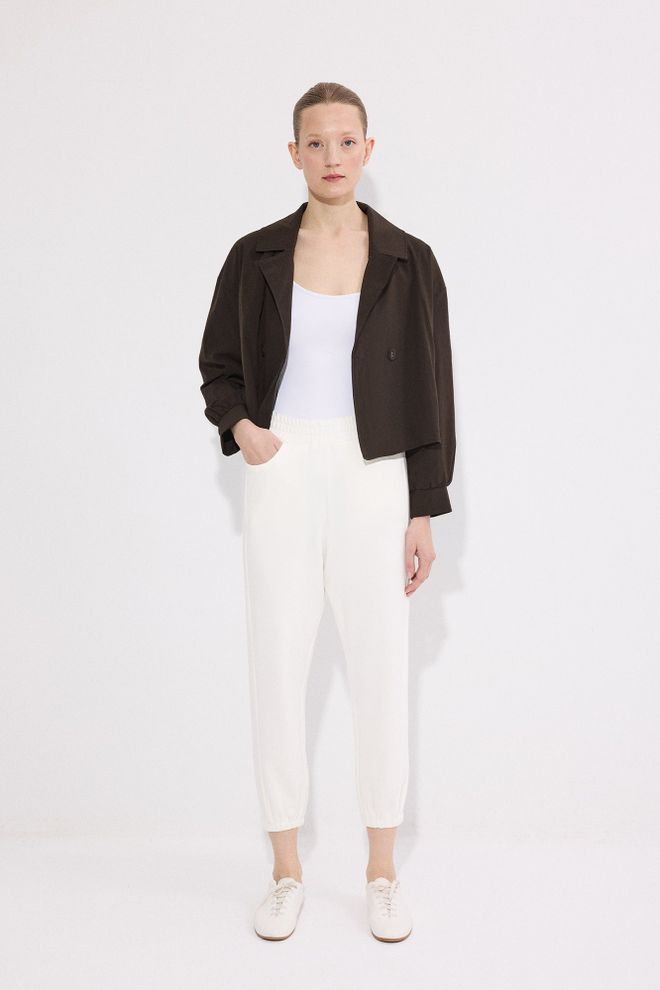 Touche Prive Calças Jogger Esportivas Casuais Brancas Roupas por atacado Casual