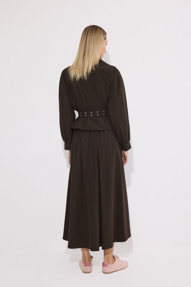 Touche Prive Комплет Браон Елегантан Неформалан Велепродаја одеће скроман