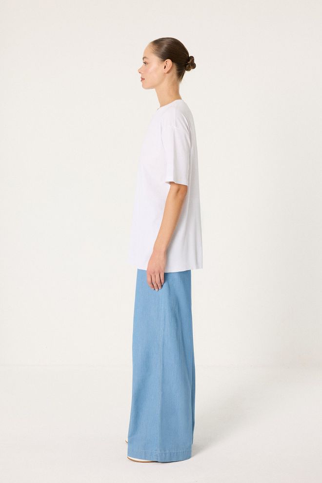 Touche Prive Chemise Blanche Décontractée Grande Taille Vêtements en gros Décontracté