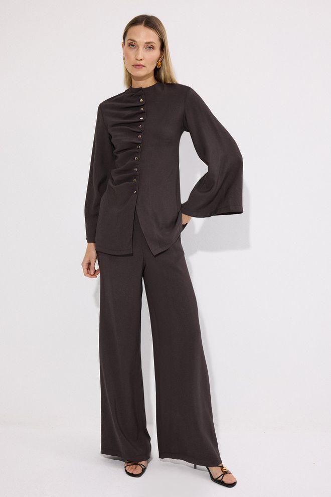 Touche Prive Комплет Браон Елегантан Формални Велепродаја одеће Пролеће