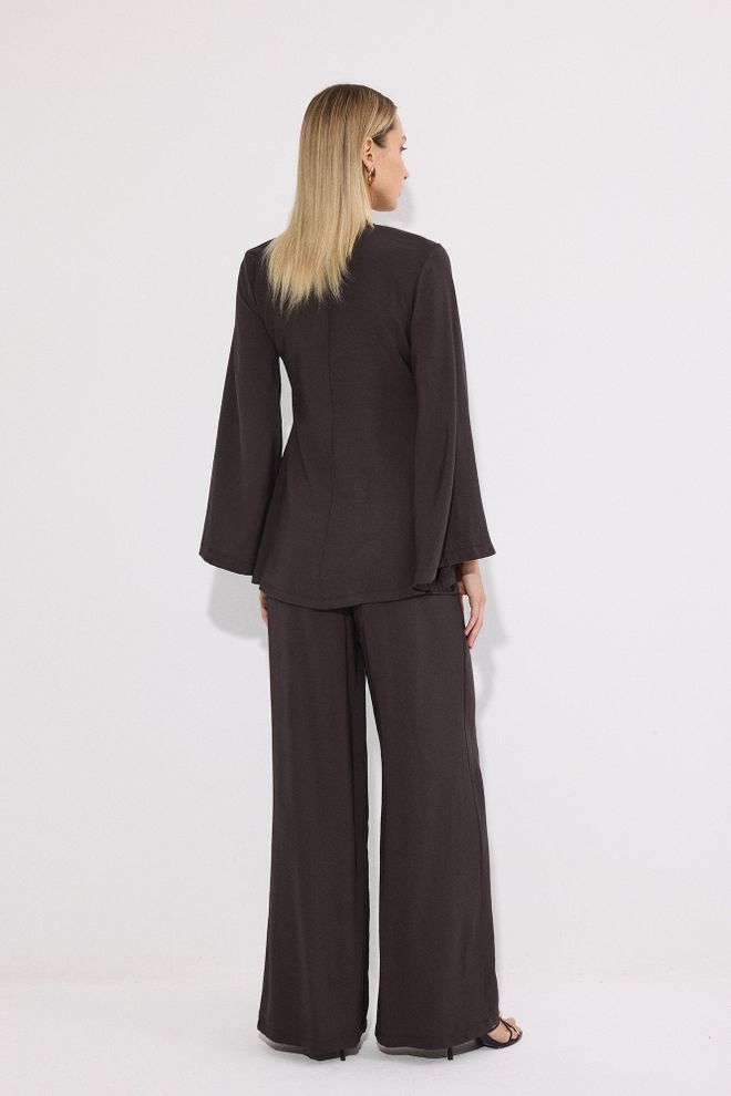 Touche Prive Комплет Браон Елегантан Формални Велепродаја одеће 1