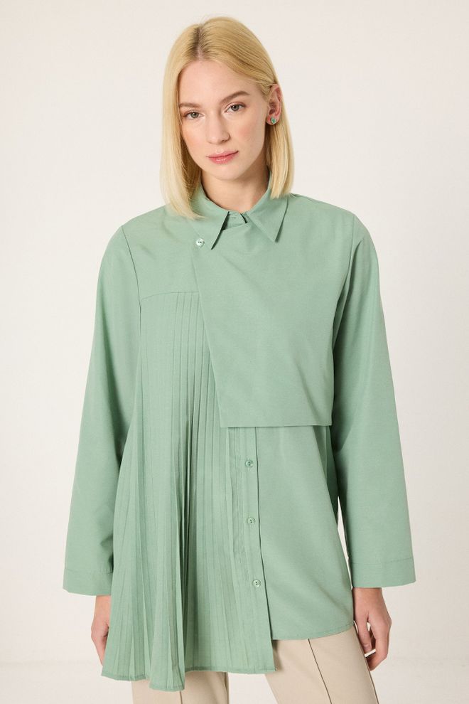 Touche Prive Зелена Формална Елегантна Кежуал Кошуља Велепродаја одеће 1