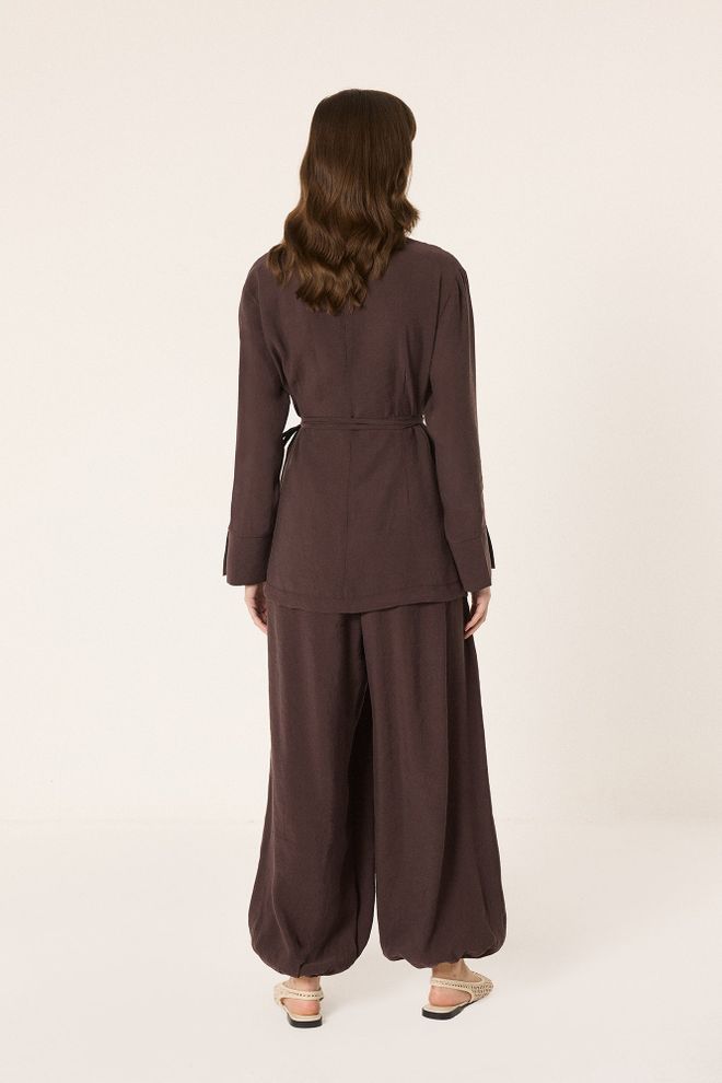 Touche Prive Braun Elegantes Modest Set Großhandelskleidung Modest