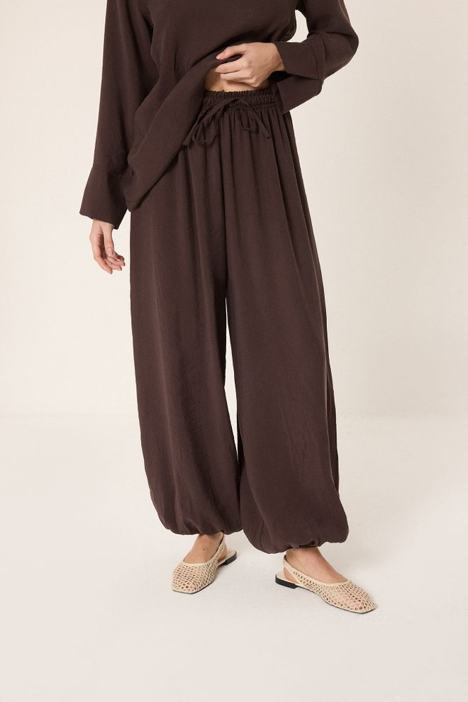 Touche Prive Conjunto Marrón Elegante Modesto Ropa al por mayor Primavera